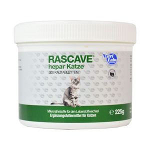 Afbeelding Nutrilabs Rascave Hepar - Kat - 300 tabletten door Medpets.nl