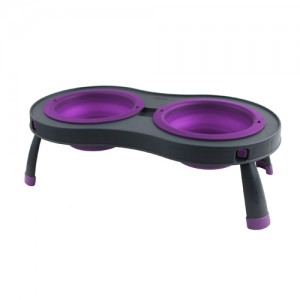 Popware Double Elevated Feeder Paars popware kopen in de aanbieding Popware Double Elevated Feeder Paars popware kopen in de aanbieding
