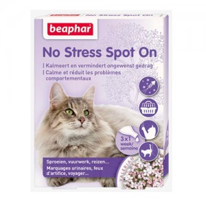 Afbeelding Beaphar No Stress Spot On Kat 3 pipetten door Medpets.nl