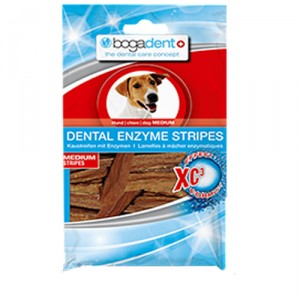 Afbeelding Bogadent Enzyme Stripes Maxi (Large) 100 gram door Medpets.nl