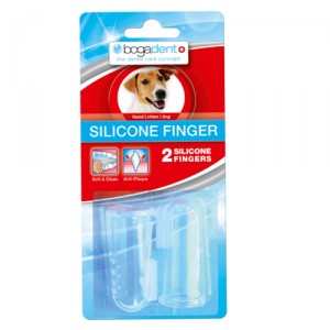 Afbeelding Bogadent Silicone Finger 2 stuks door Medpets.nl