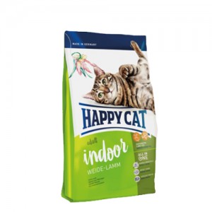 Happy Cat - Adult Indoor Weide-Lamm (Lam) - 300 g