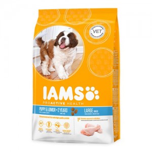 Afbeelding IAMS Dog Puppy & Junior - Large - 3 kg door Medpets.nl