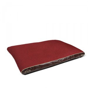 Afbeelding Scruffs Hilton Memory Foam - L - 120 x 75 cm - Rood door Medpets.nl