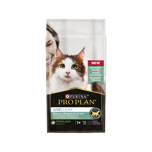 Purina Pro Plan LiveClear Sterilised Cat Food Adult Kalkoen 1.4 kg