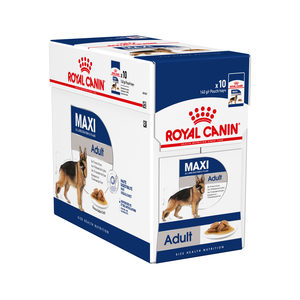 Afbeelding Royal Canin Maxi Adult natvoer 10 zakjes door Medpets.nl