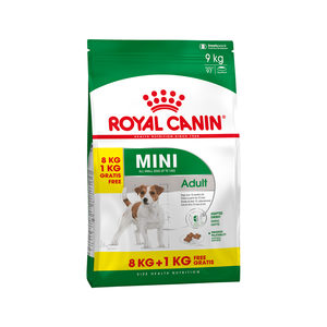 Afbeelding Royal Canin Mini adult hondenvoer 8 kg + 1 kg door Medpets.nl