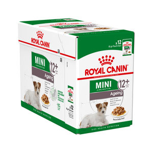 Afbeelding Royal Canin Mini Ageing 12+ natvoer 12 zakjes door Medpets.nl