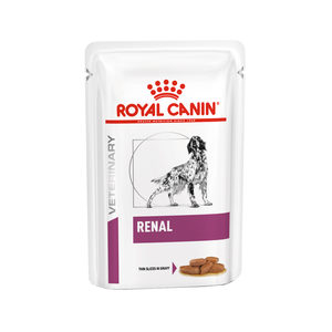 Afbeelding Royal Canin Veterinary Diet Renal zakjes hondenvoer 12 x 100 gram door Medpets.nl