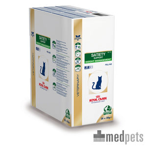 Afbeelding Royal Canin Veterinary Diet Satiety zakjes kattenvoer 12 zakjes door Medpets.nl