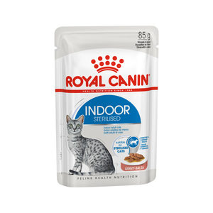 Afbeelding Royal Canin Sterilised Indoor in Gravy - 12 x 85 gram door Medpets.nl