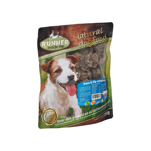 Runner Fresh For Dogs Deelblokjes Compleet - Pens & Kip - 8 x 750 g