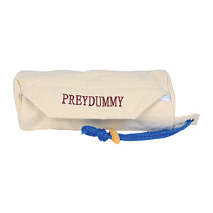 Afbeelding Trixie Dog Activity Preydummy - Beige met blauwe lus - ø 8 × 20 cm door Medpets.nl