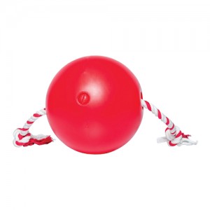 Afbeelding Tuggo Water-Weighted Ball - (7.1 inch) 18 cm - Rood door Medpets.nl